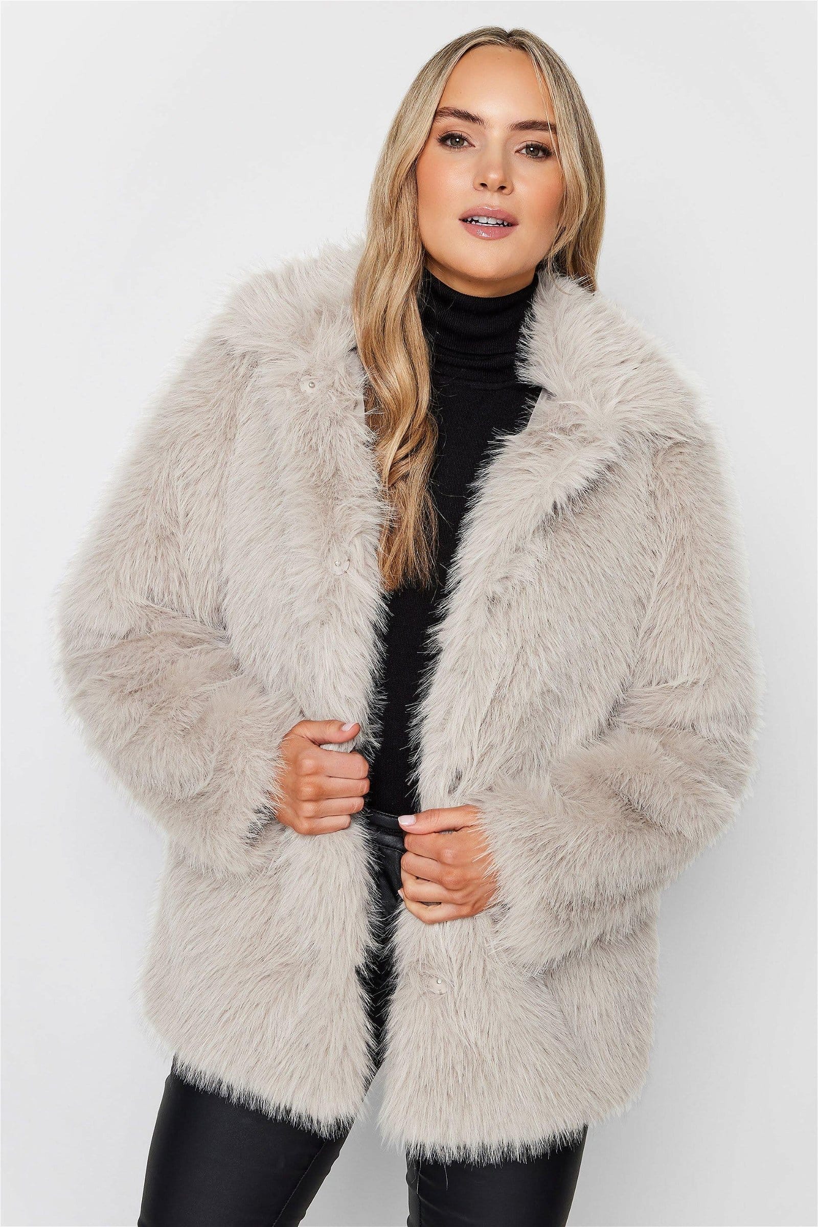 Tall Faux Fur Coat