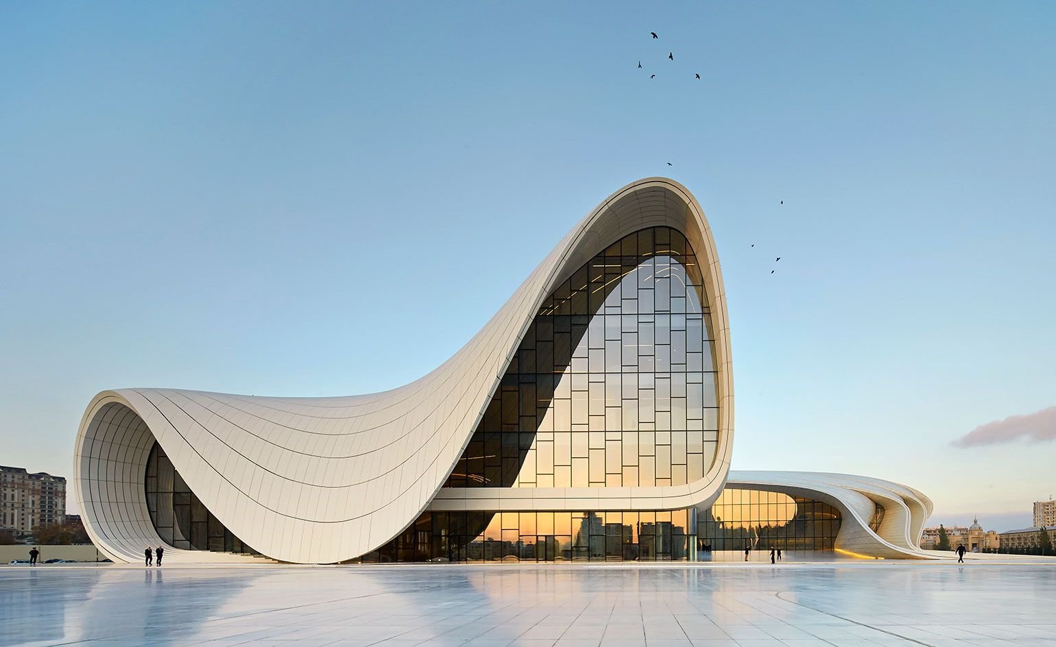  curvy Zaha Hadid building