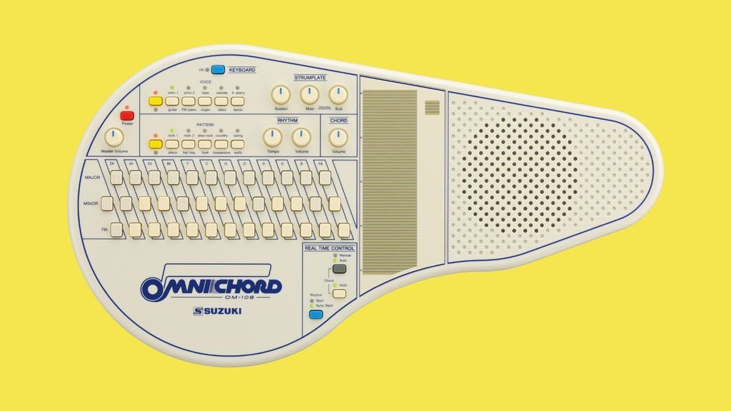 Horizontal pear shaped music sound board