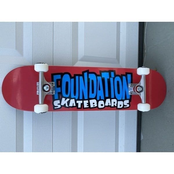 Foundation Skateboards From The 90's Red Complete Skateboard - 8