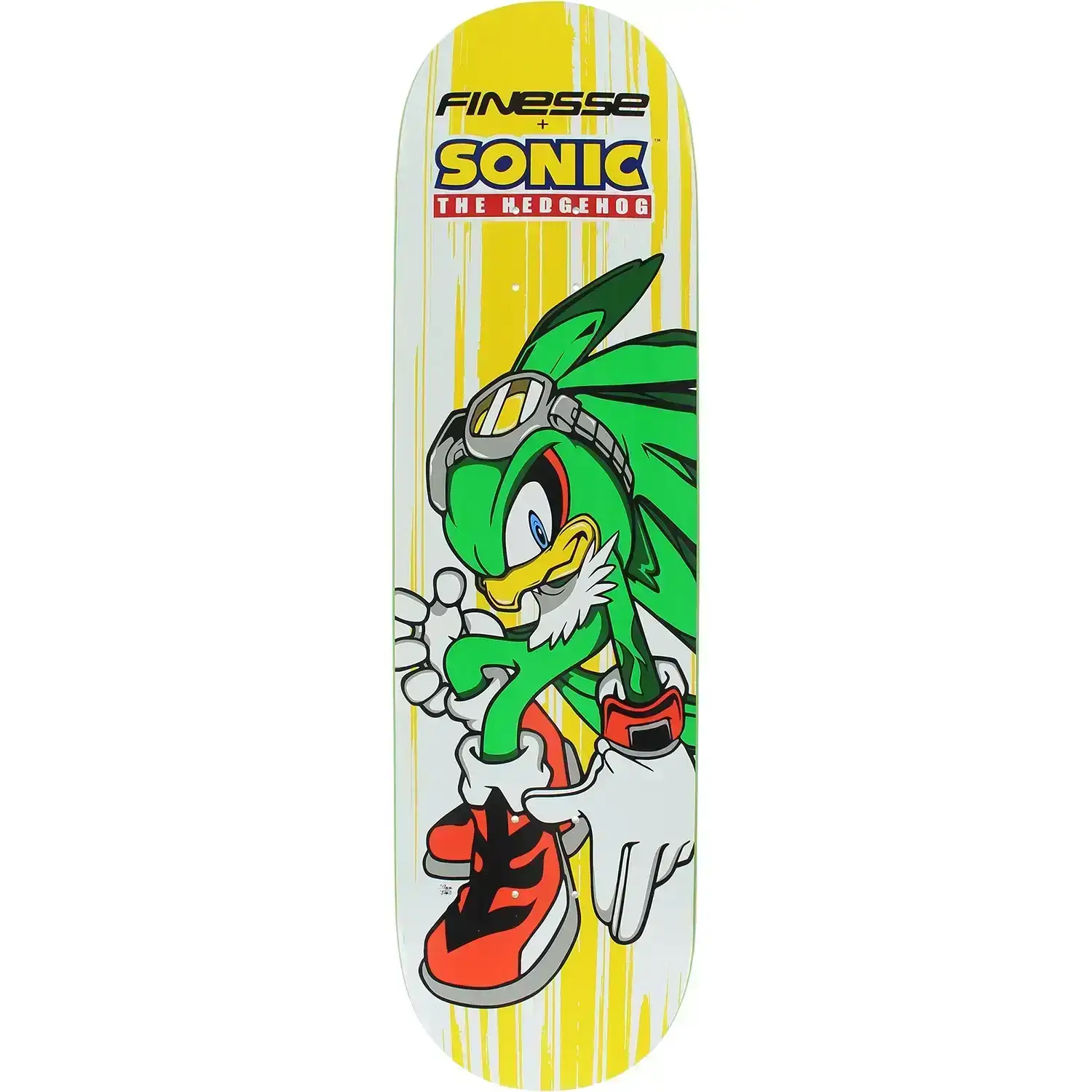 Finesse Skateboards Sega Sonic Jet the Hawk Skateboard Deck - 8