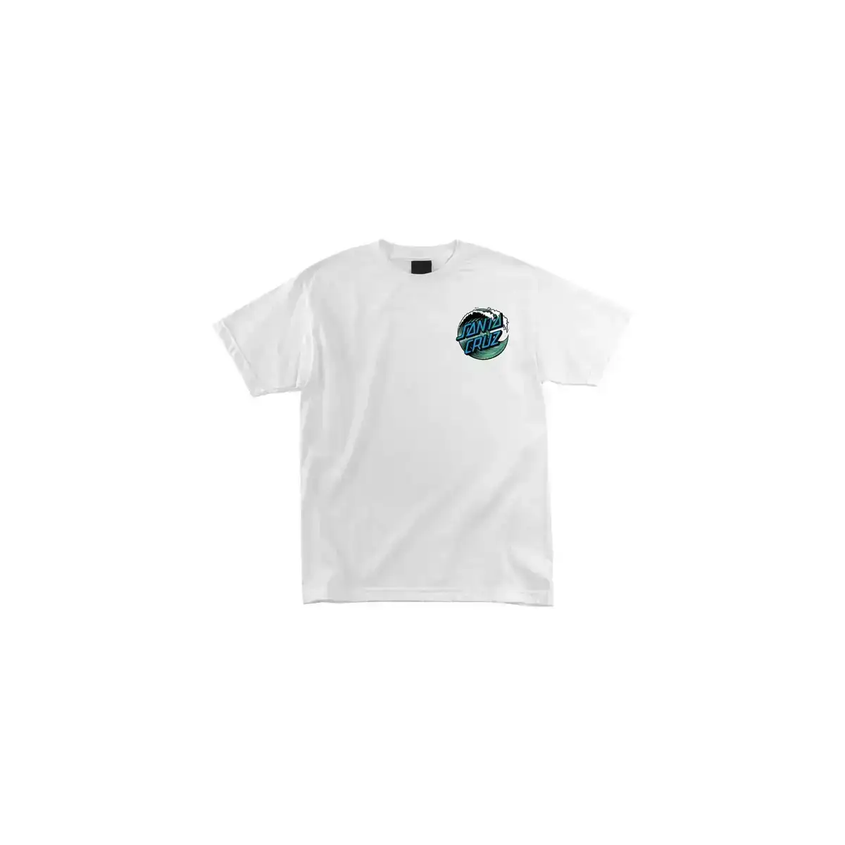 Santa Cruz Skateboards Wave Dot White Men's Short Sleeve T-Shirt - Medium