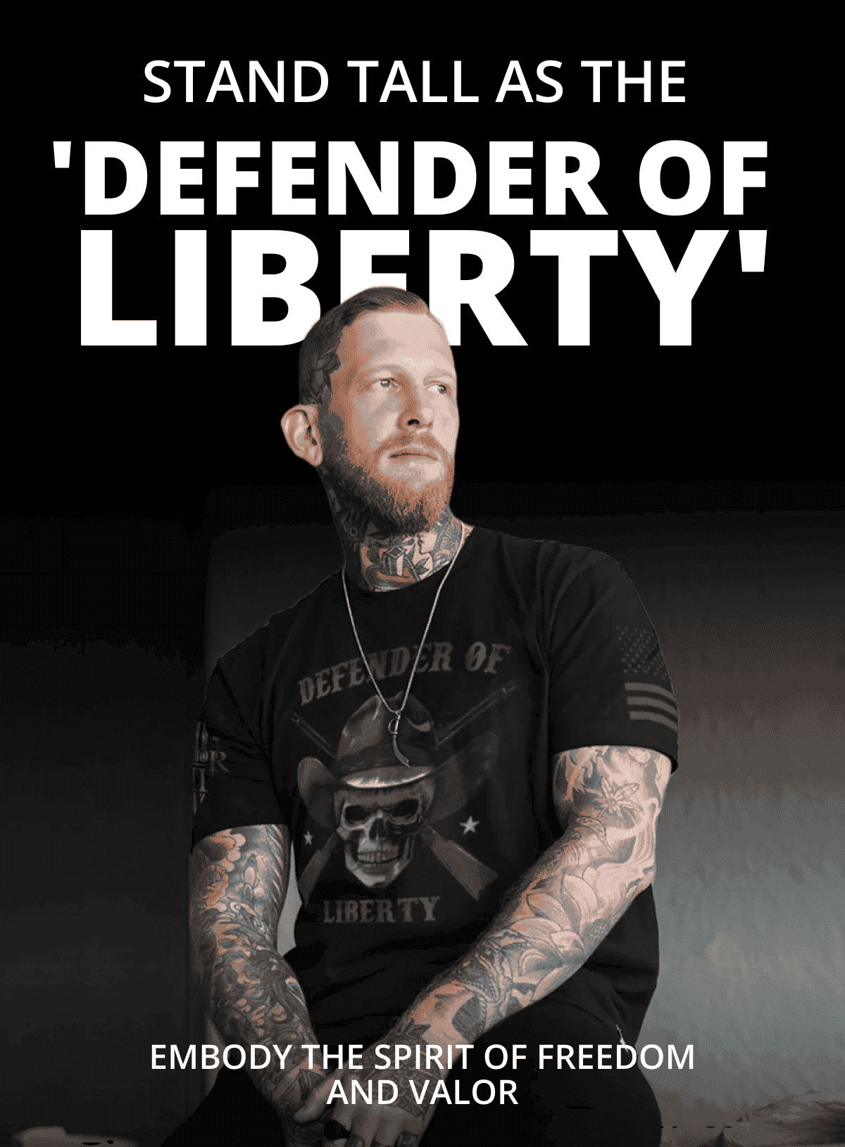 Stand Tall As The 'Defender Of Liberty'