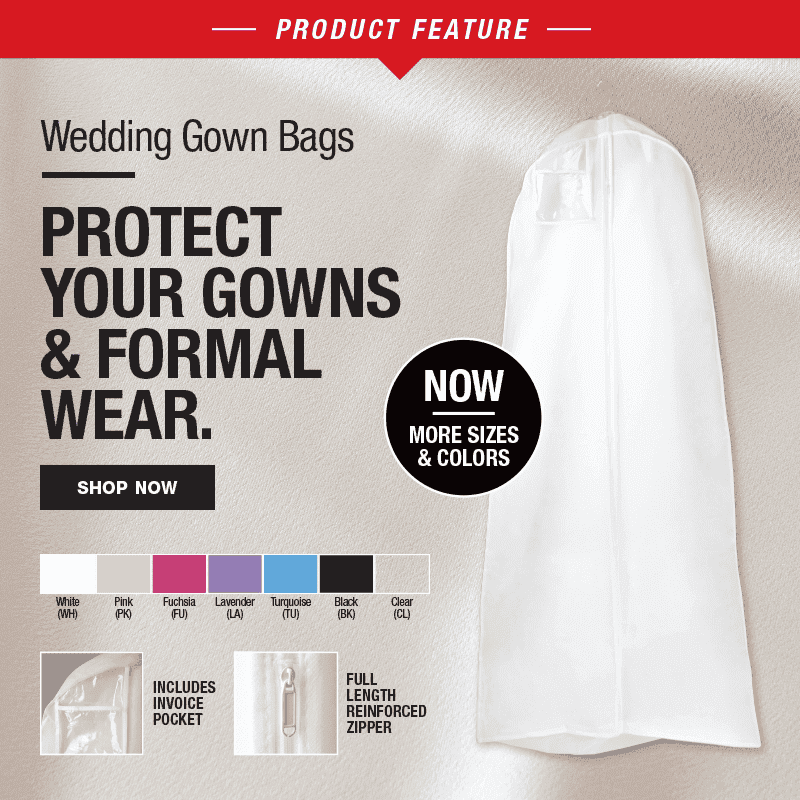 Product Feature: Wdding Gown Bags. Shop Now!