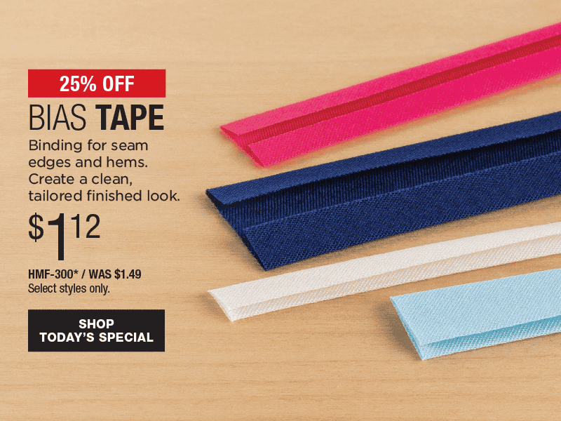 25% Off Bias Tape