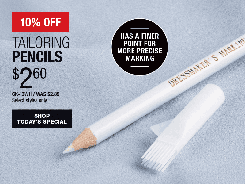 10% Off Tailoring Pencils