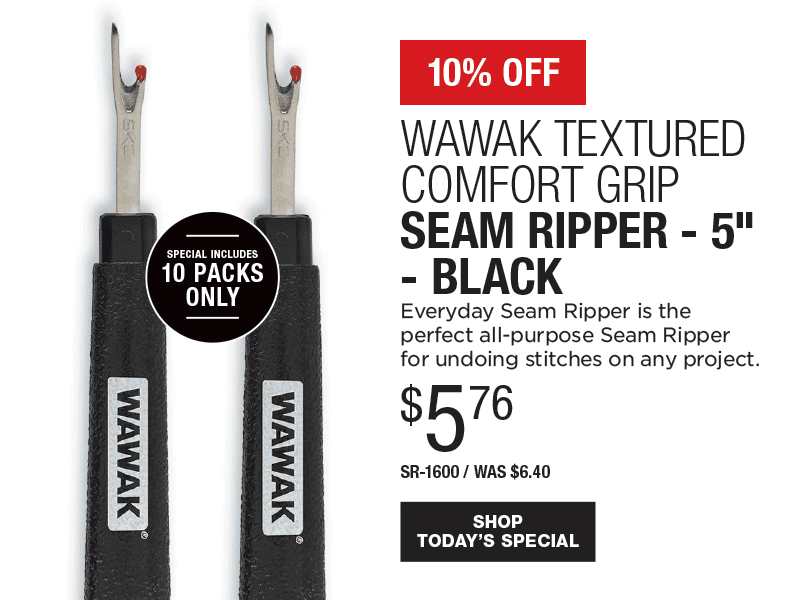 10% Off WAWAK Seam Ripper Bulk Pack 10-Pack