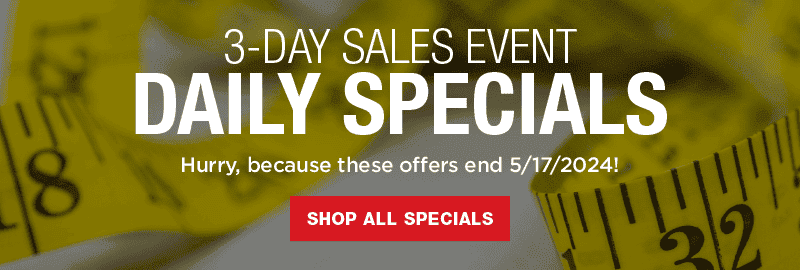 Daily Specials On Select Sewing Supplies! Shop Now!