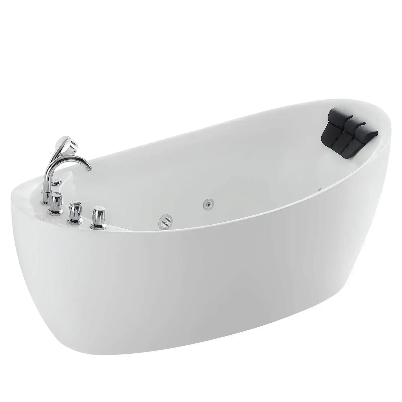 Image of Empava 67 in. Whirlpool Freestanding Acrylic Bathtub - EMPV-67AIS02