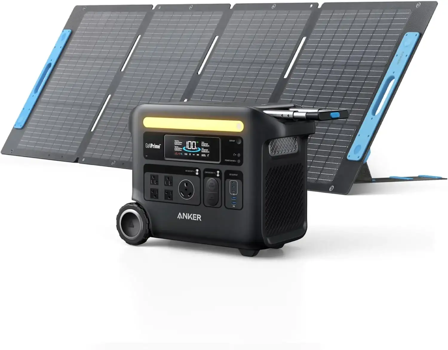 Image of Anker Solix F2600 2560Wh | 2400W Battery Generator + 200W Anker 531 Solar Panel