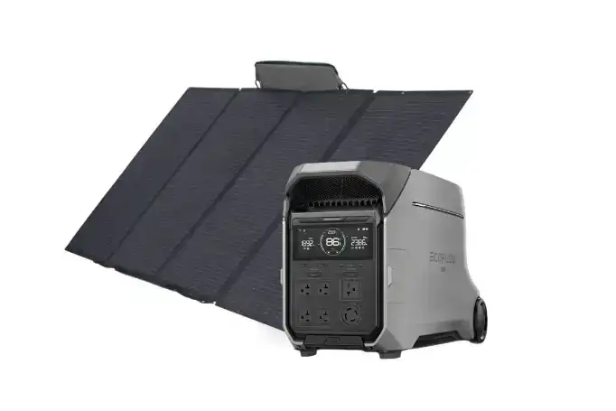 Image of EcoFlow DELTA Pro 3 Portable Power Station + 400W Portable Solar Panel