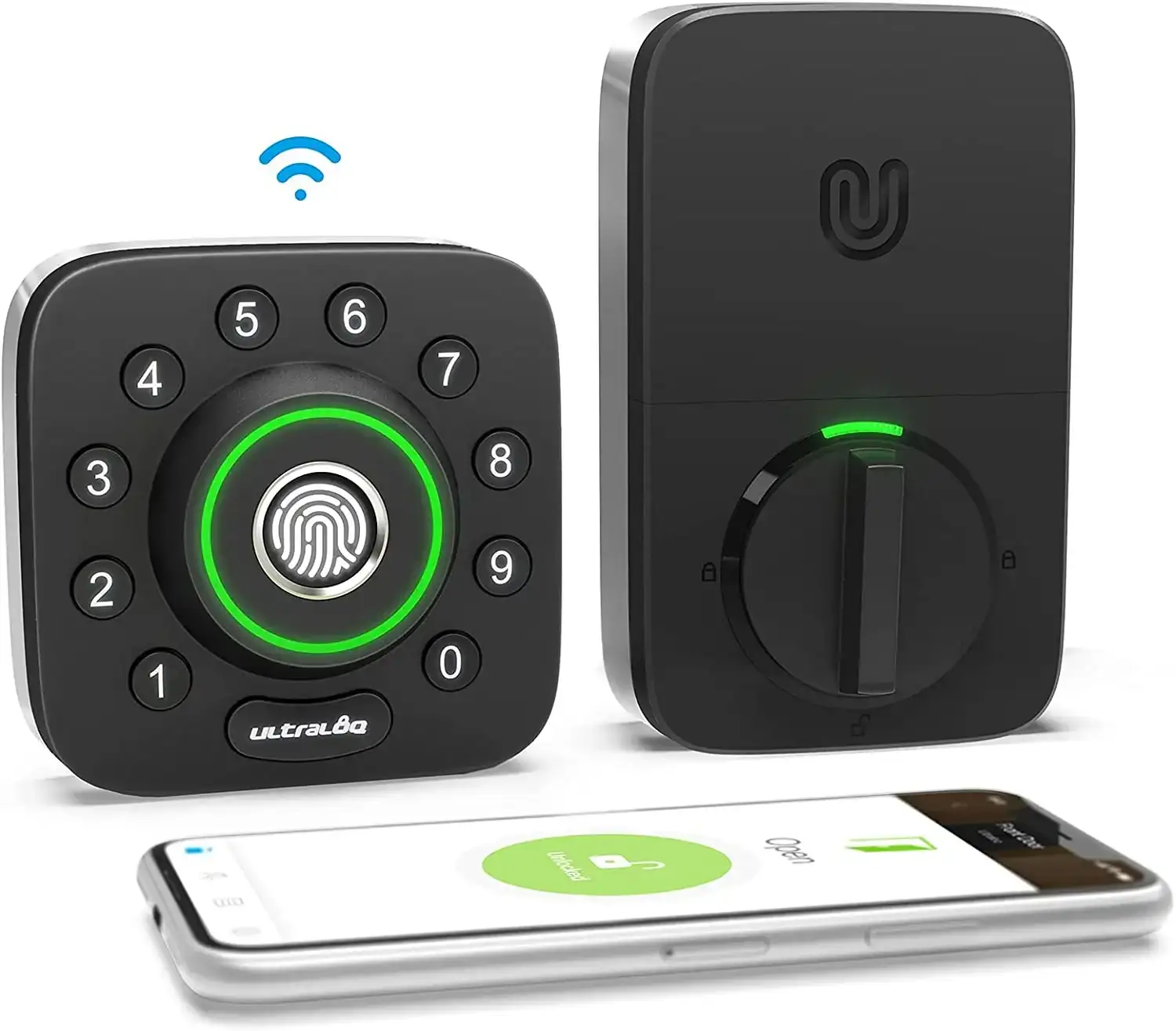 Image of Ultraloq U-Bolt Pro WiFi Smart Lock with Door Sensor