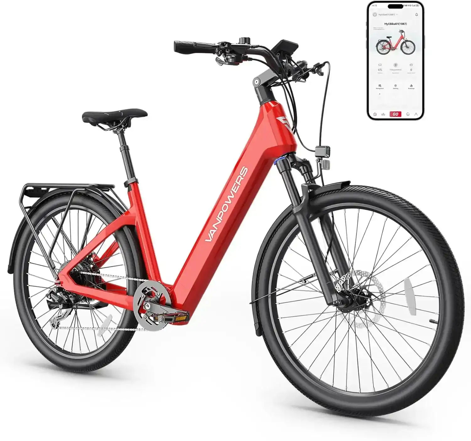 Image of Vanpowers UrbanGlide-Pro Electric Bike