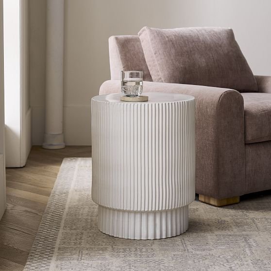 Fluted Side Table (13