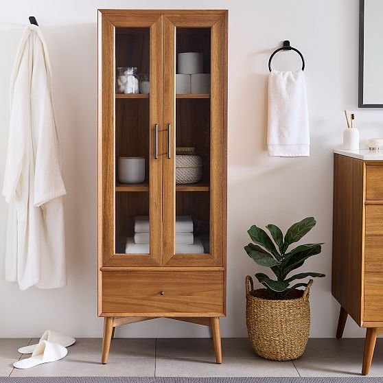 Mid-Century Bathroom Pharmacy Cabinet (60