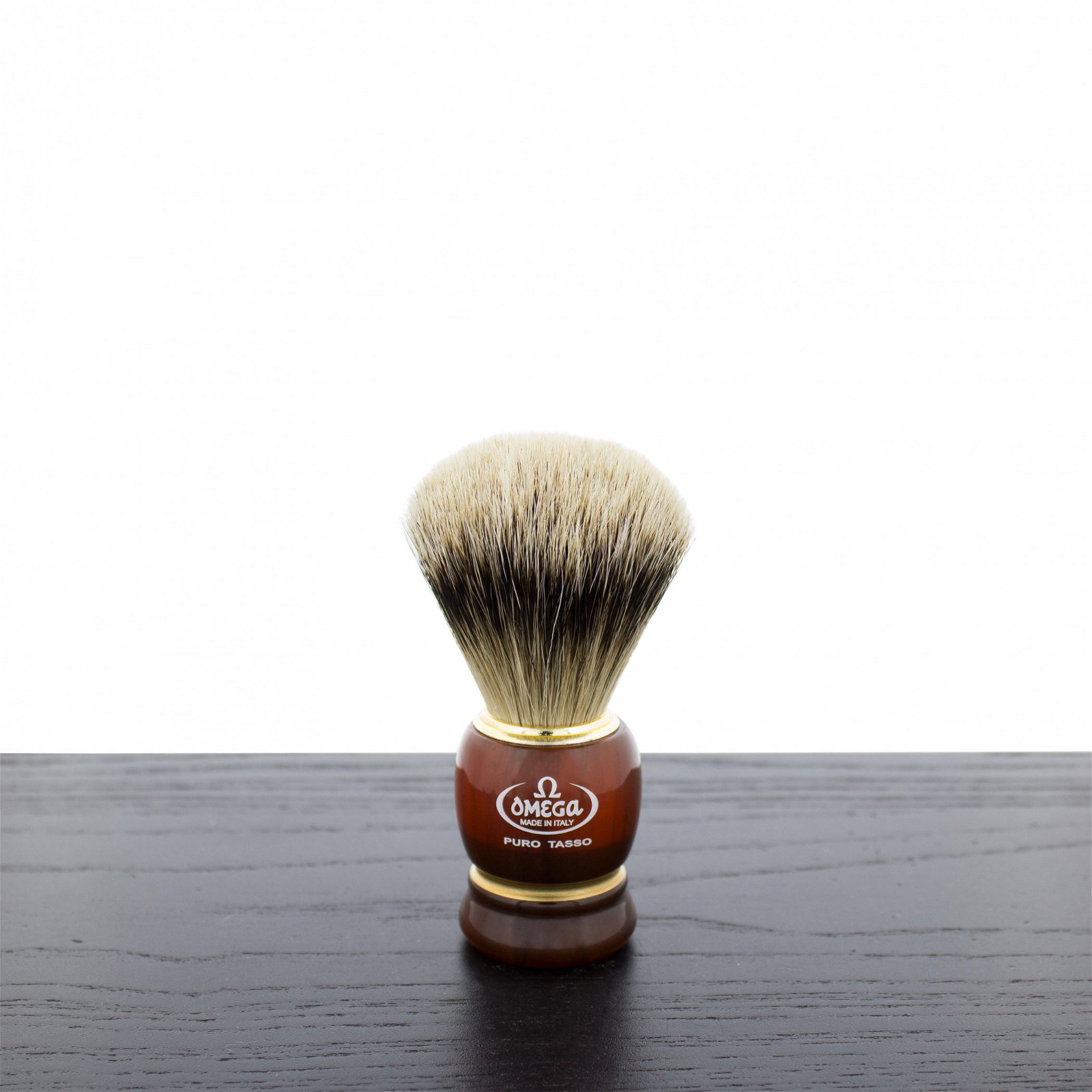 Image of Omega 636 Silvertip Badger Shaving Brush