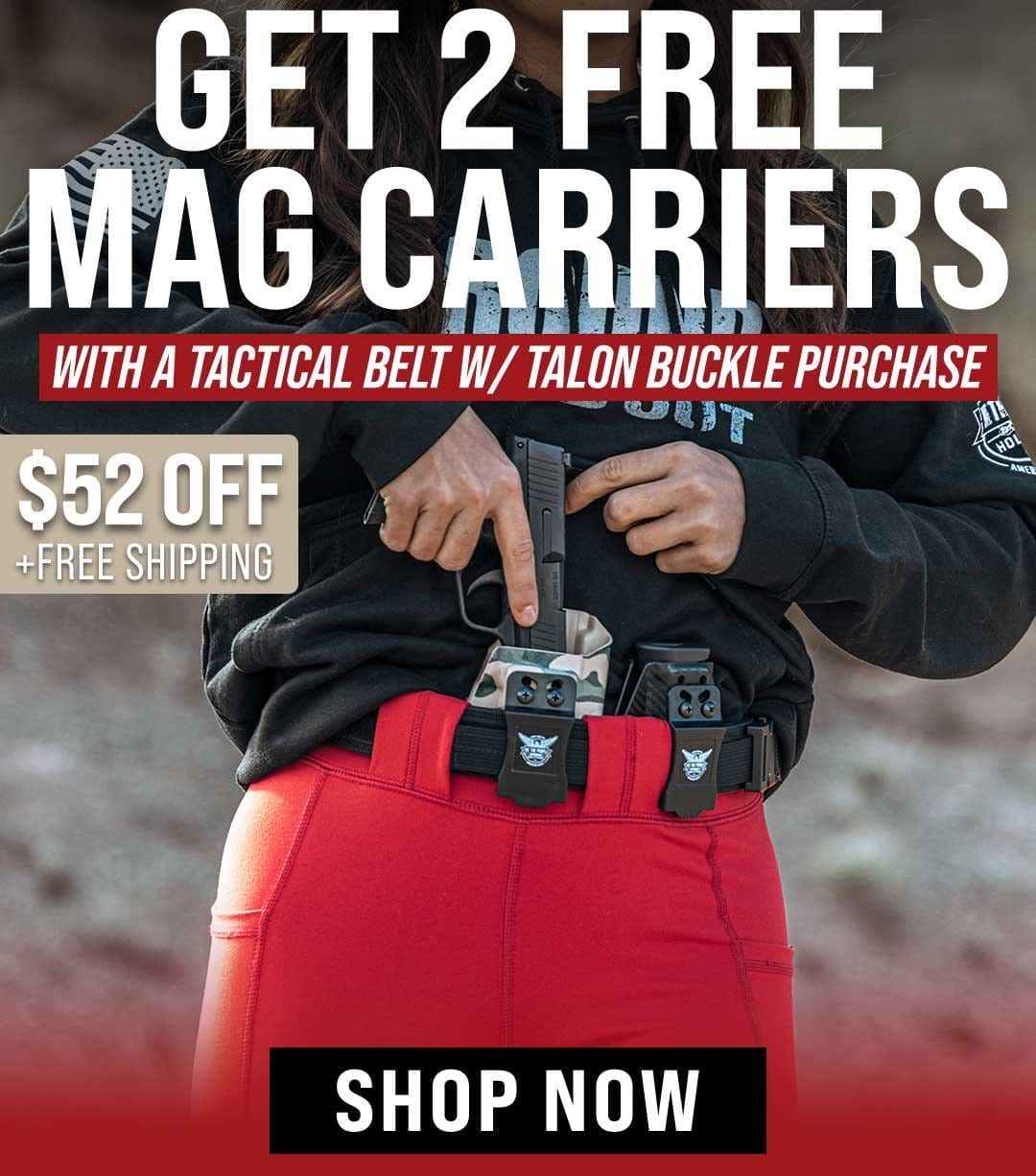 Get 2 FREE Mag Carriers for a limited time