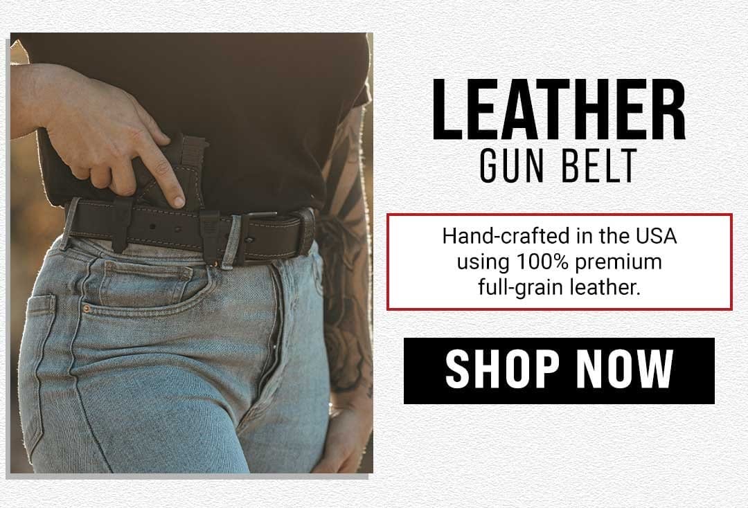 Leather Gun Belt