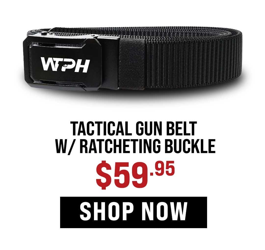 Tactical Gun Belt 2/ Ratcheting Buckle