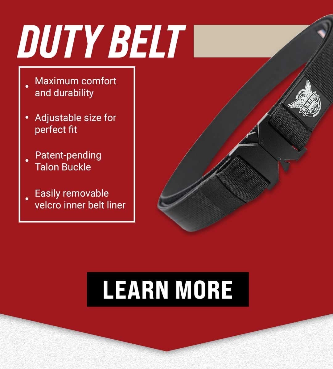 Duty Belt w/ Talon Buckle