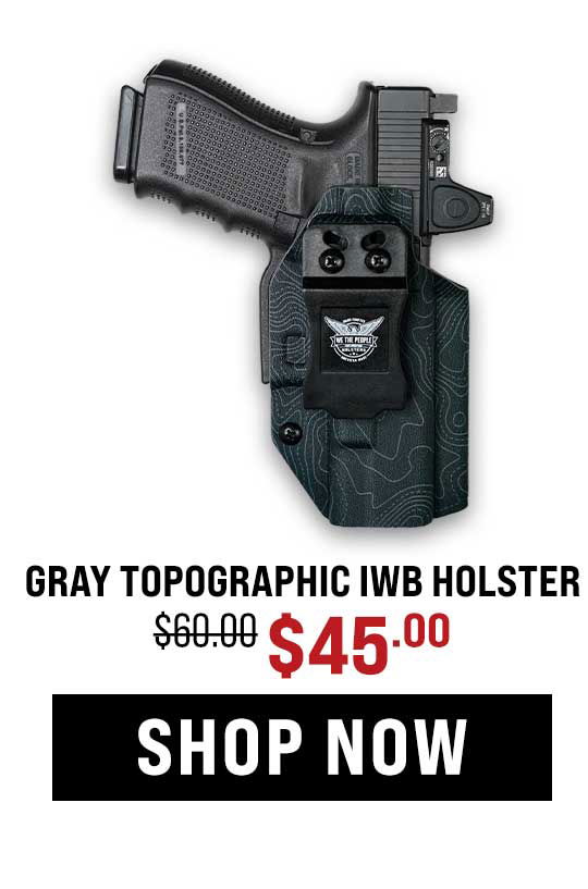 Gray Topographic IWB Holster