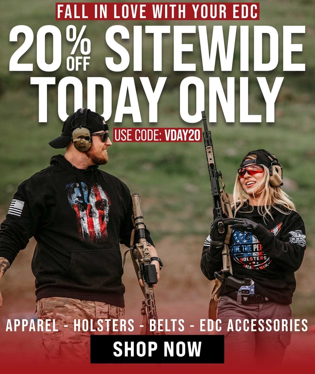 Get 20% Sitewide this Valentine's day with code VDAY20