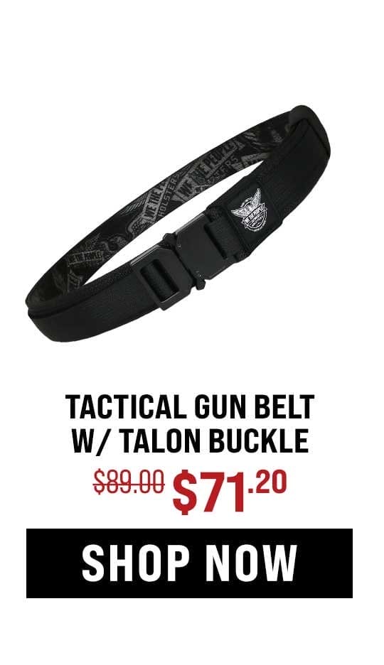 Tactical Gun Belt w/ Talon Buckle