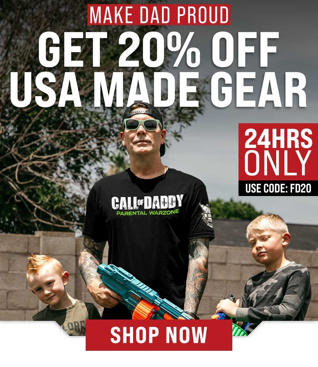 20% OFF Sitewide for Fathers Day