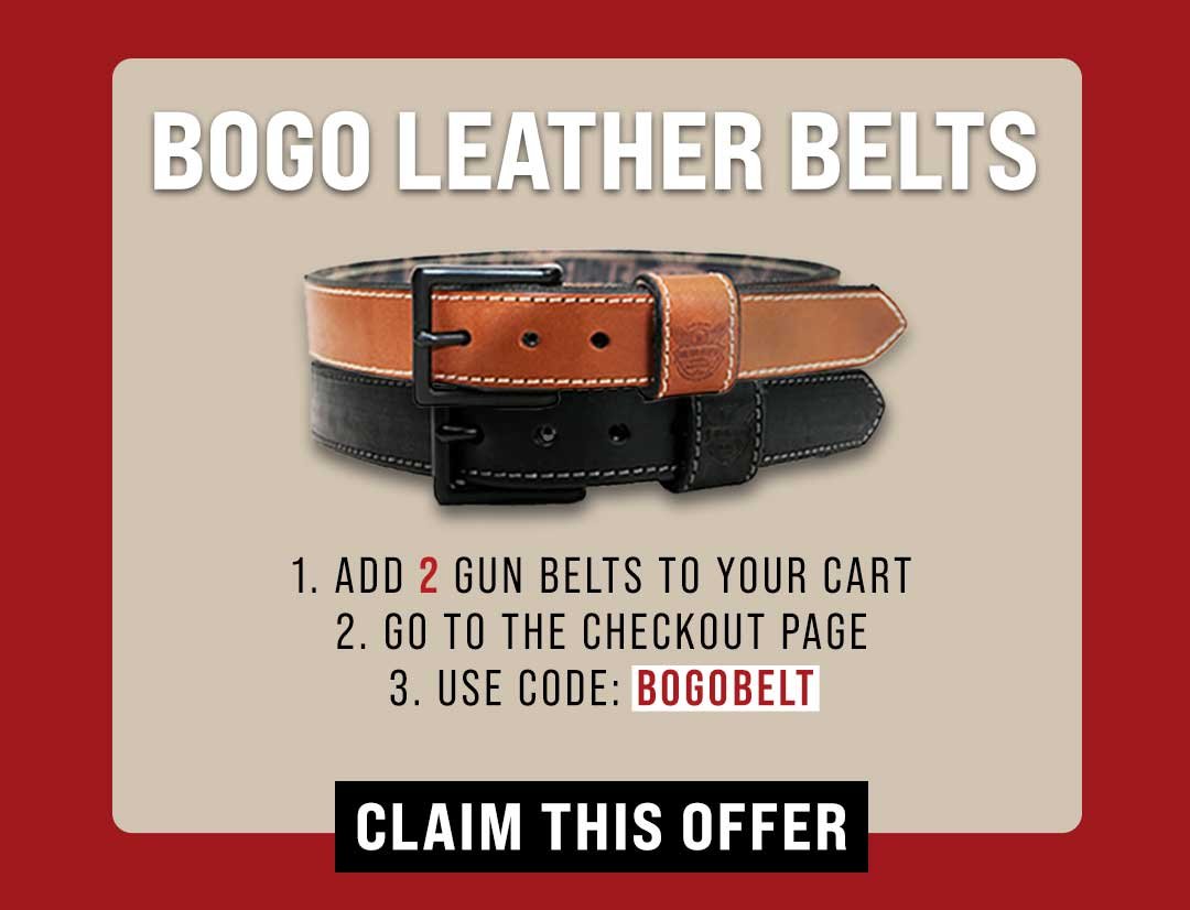 BOGO Leather Gun Belts