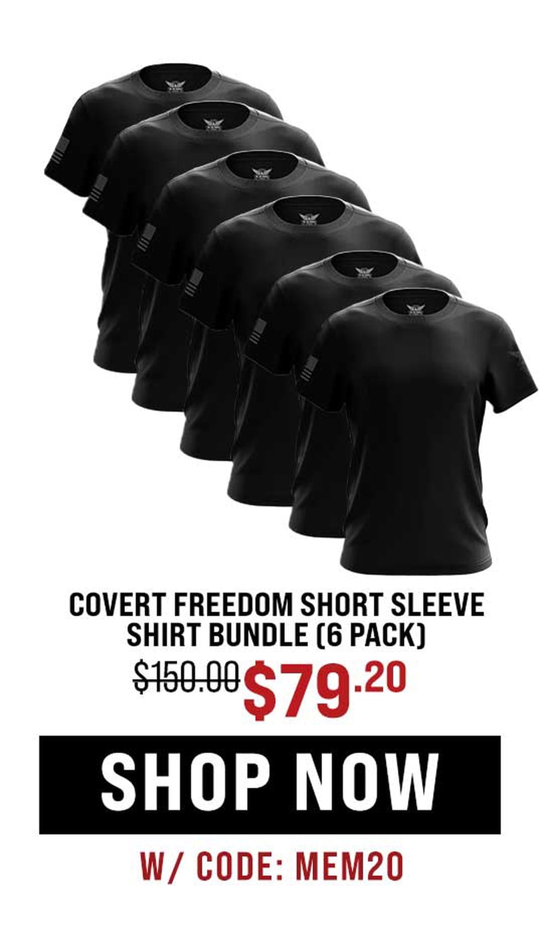 Covert Freedom Short Sleeve Bundle