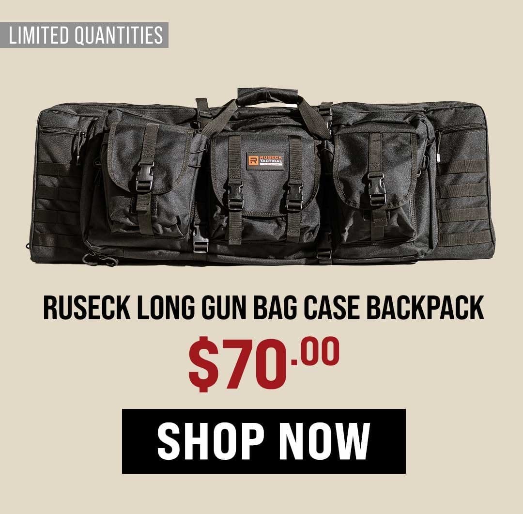 Ruseck Long Gun Bag Case Backback