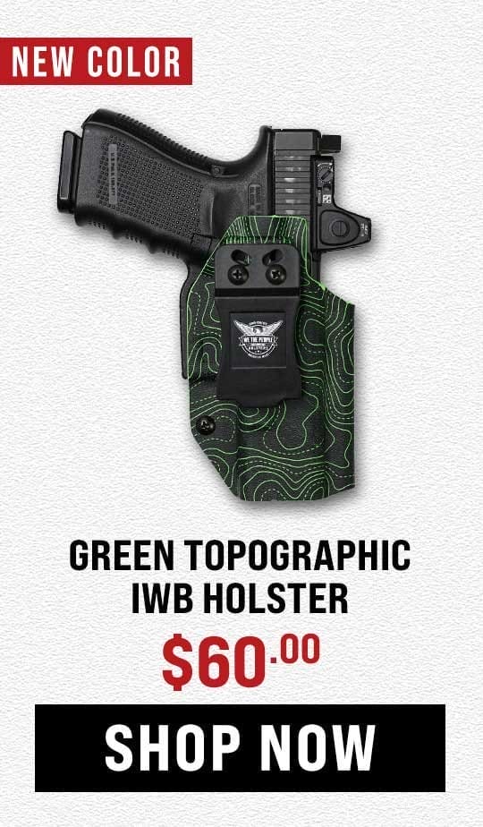 Green Topographic Holster