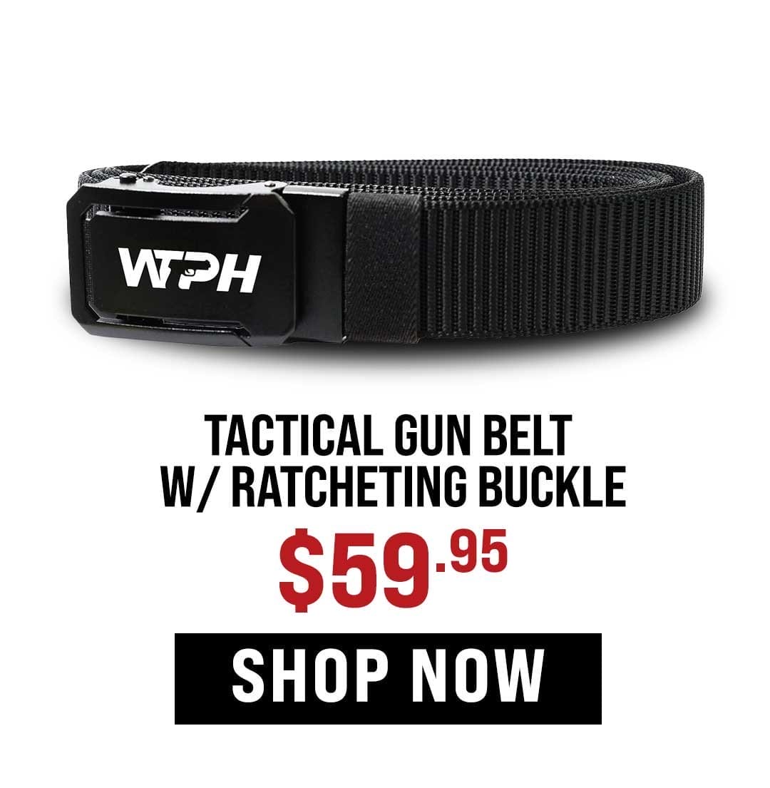 Tactical Gun Belt 2/ Ratcheting Buckle