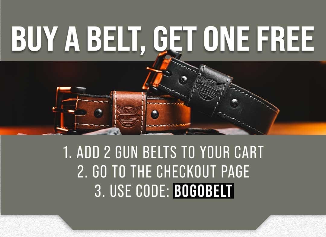 A Deal you can't live without, BOGO Leather Gun Belts