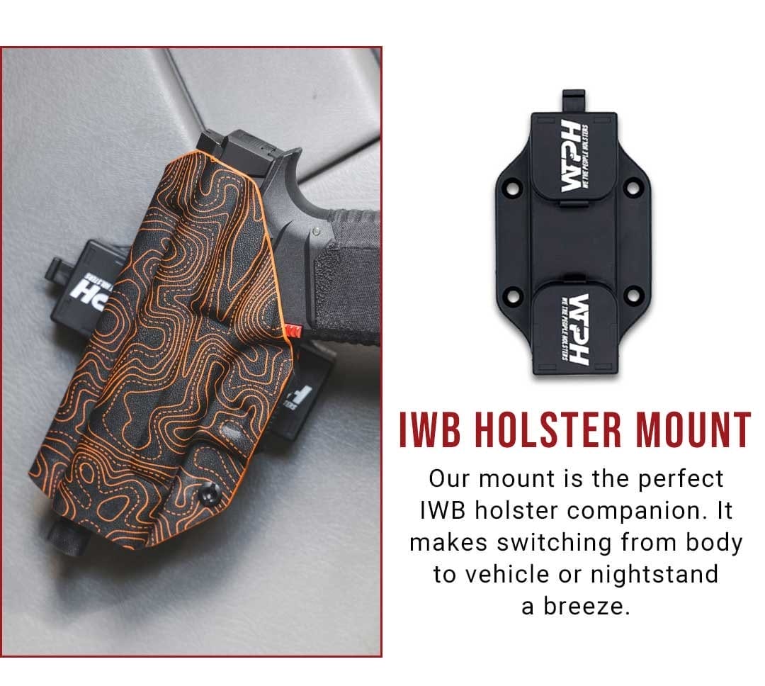 IWB Holster Mount for keeping your firearm secure when not on your person