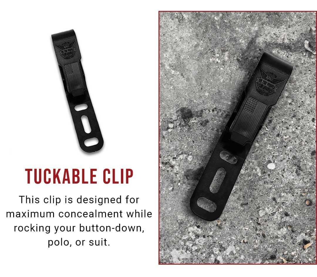 Tuckable Clip for rocking the more professional attire