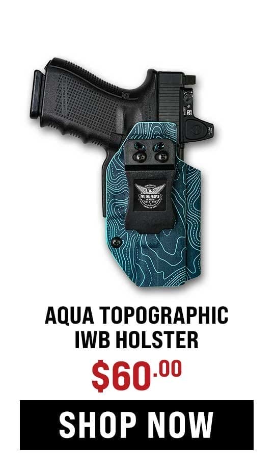 Aqua Topographic Holster