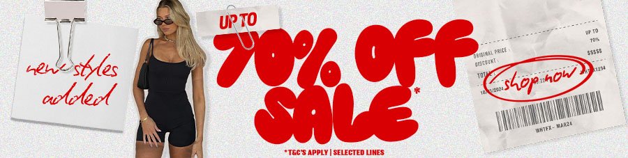 UP TO 70% OFF SALE