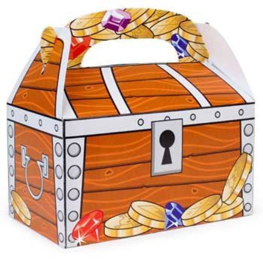 Treasure Chest Favor Box (12-pack)