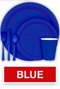 Blue Tableware