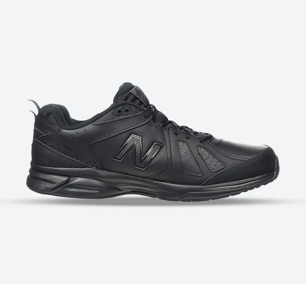 Image of Mens Wide Fit New Balance 624V5 Black Trainers ABZORB