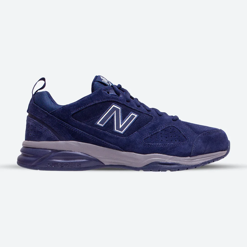 Image of Mens New Balance Wide Fit MX624V4 Navy Trainers - By Wide fit shoes ABZORB