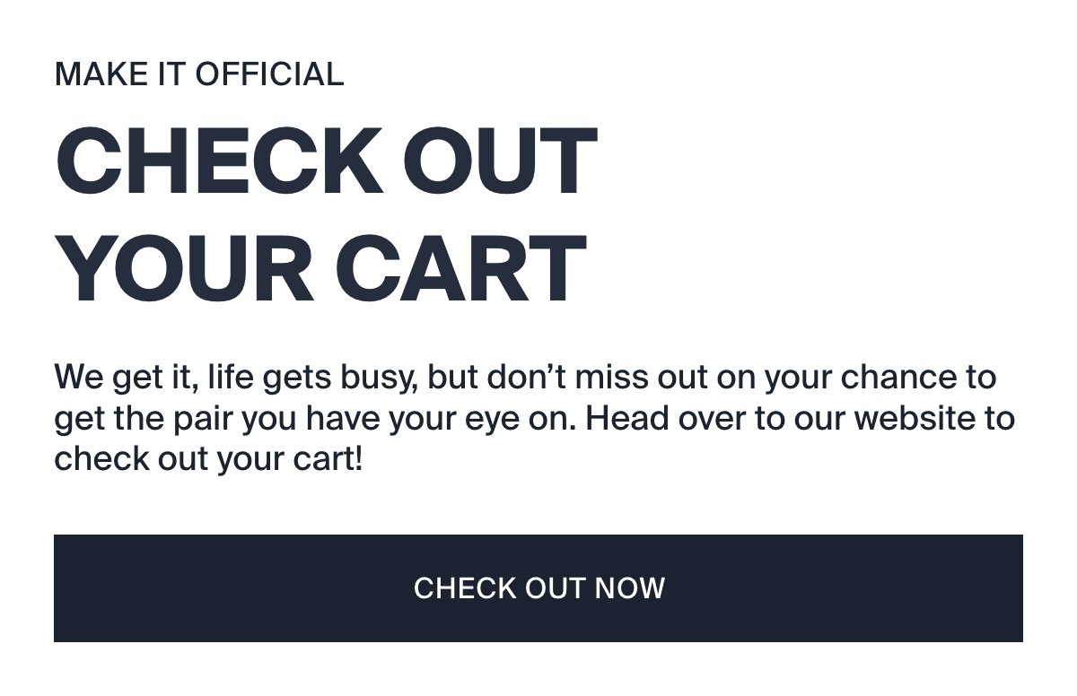 Check Out Your Cart