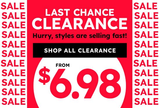 Shop All Clearance