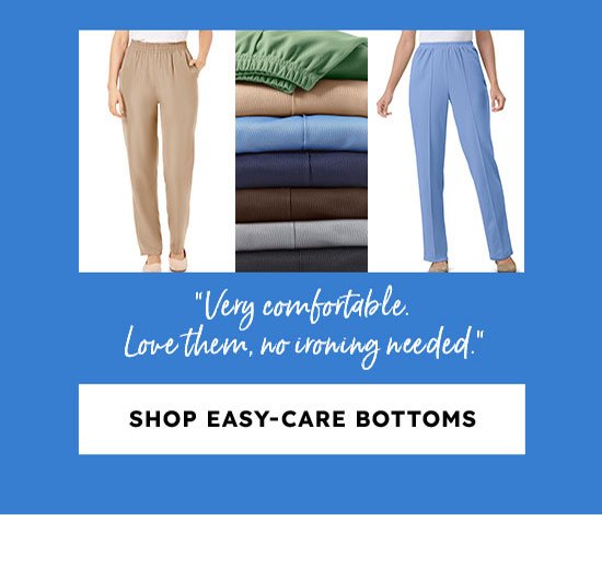 Shop Easy-Care Bottoms