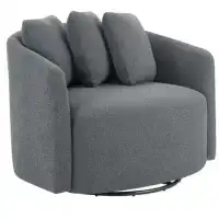 Beautiful Drew Chair by Drew Barrymore in Charcoal