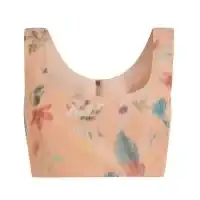 Markarian Clara Sherbert Floral Ikat Crop Top