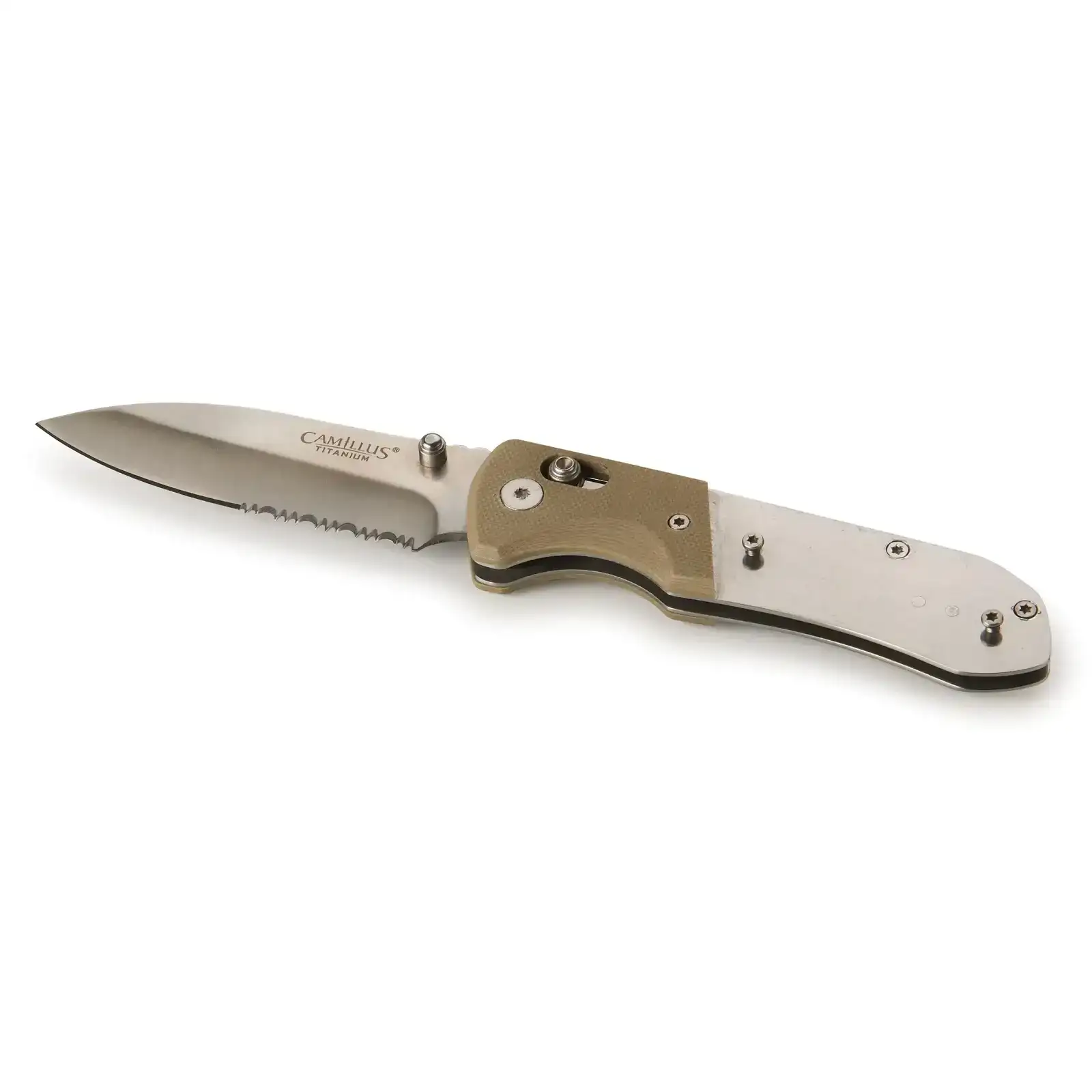 \\$10 Off - Camillus® Avirock Spine Lock Pocketknife for Hunting and Fishing - 7-1/2"- Unfinished Kit