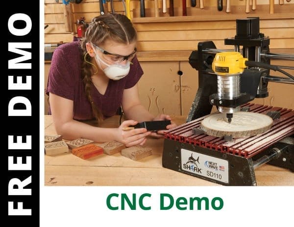 FREE DEMOS AT WOODCRAFT — LEARN MORE!