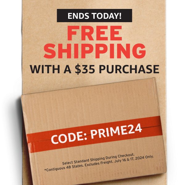 Free Shipping With A \\$35 Purchase